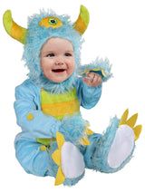 Blue Fluffy Monster Costume for Babies and Toddlers