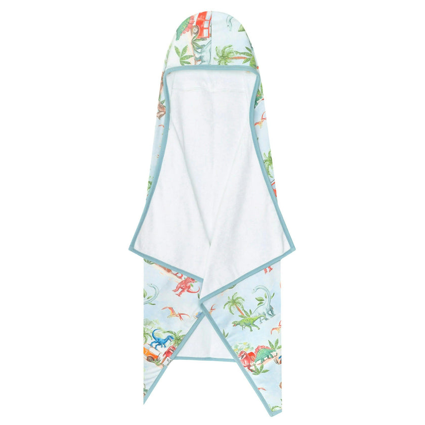 Premium Big Kid Hooded Towel - Dino Explorer