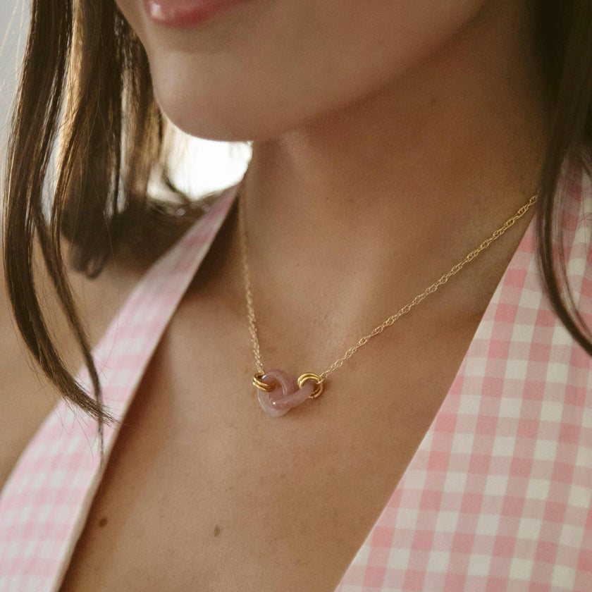 Rose Rings Necklace