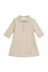 Seersucker 3/4 Sleeve Dress