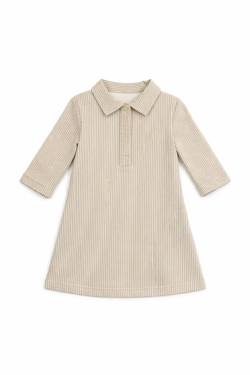 Seersucker 3/4 Sleeve Dress