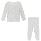 Mesh Print 2Pc Set White/Blossom