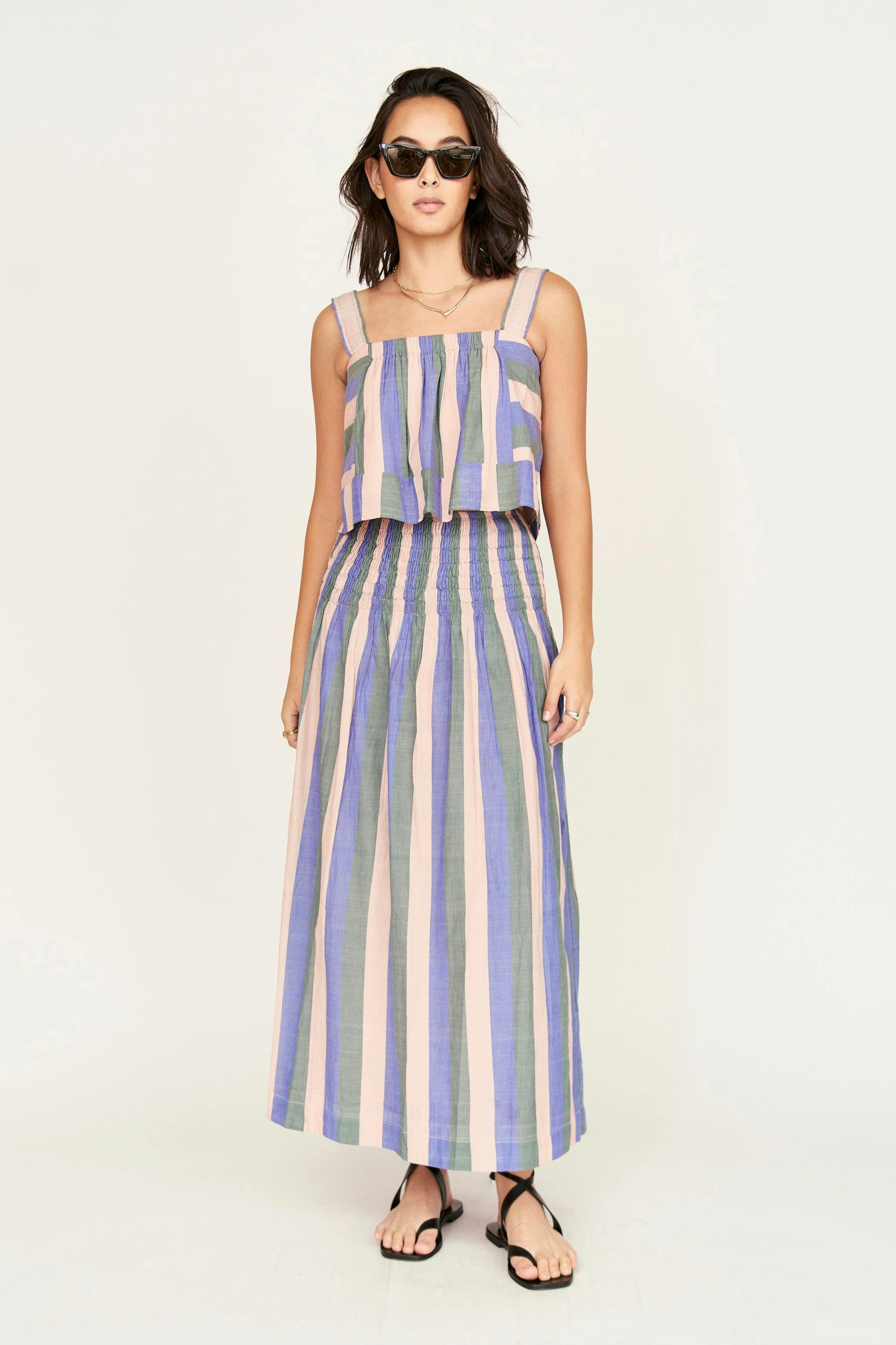 Monaco Tank in Carnival Stripe