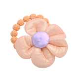 Plush Flower Hair Tie Set