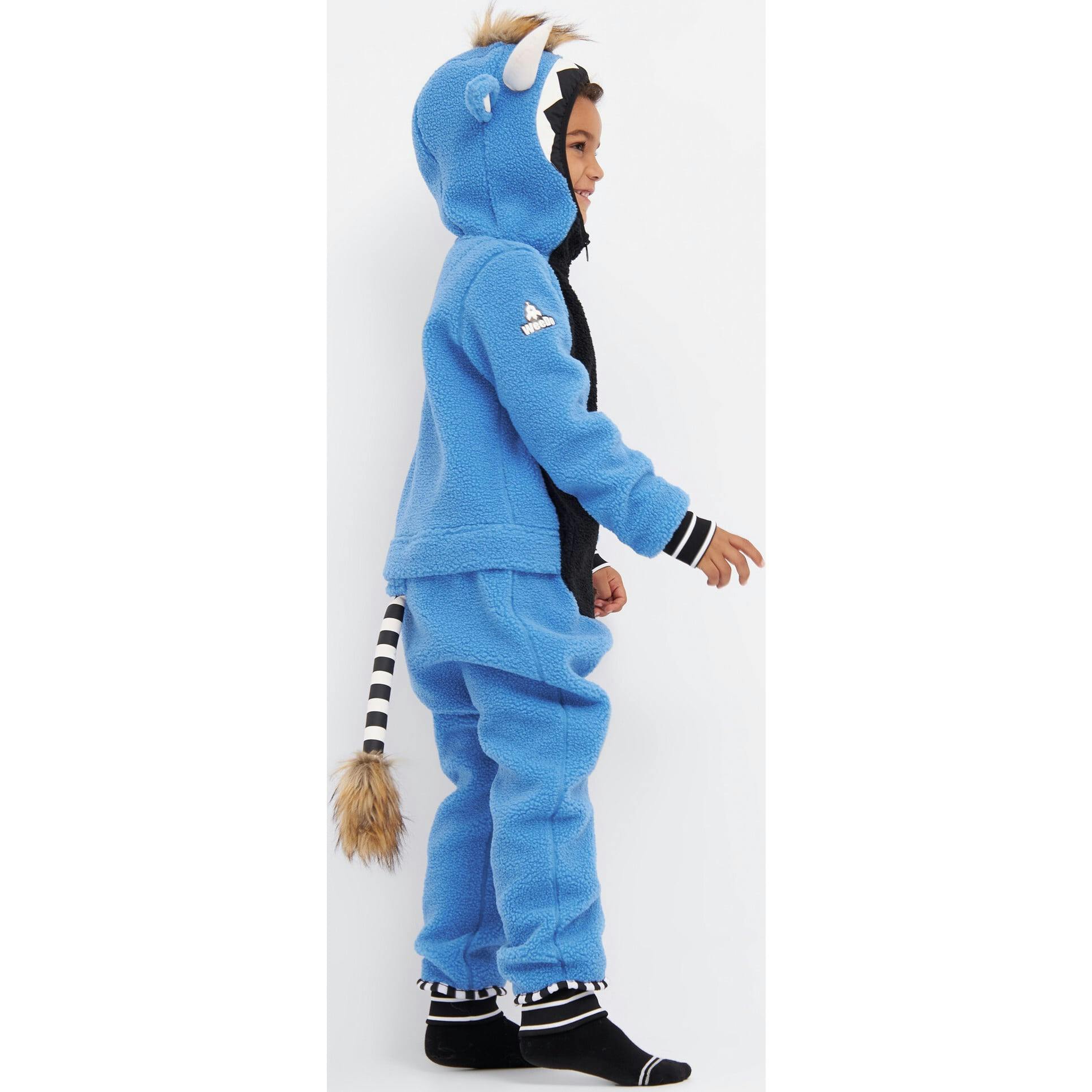 Wild Thing Fleece Jumpsuit, Blue
