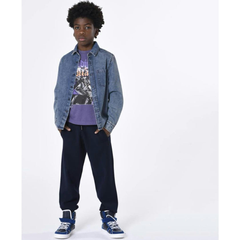 ZADIG & VOLTAIRE Vintage Festival Cotton Denim Shirt