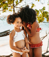 Leila Bikini Terracotta And Ivory