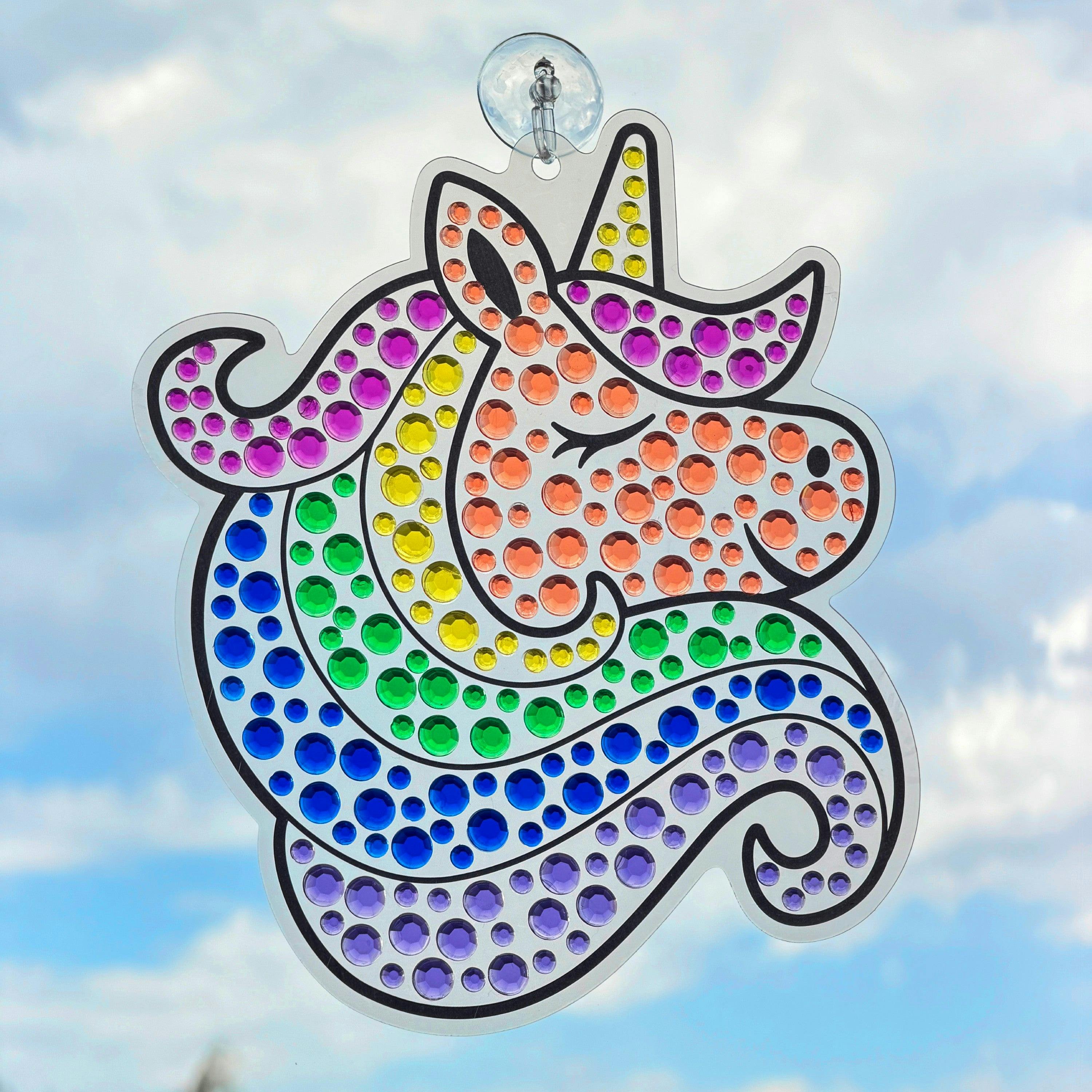 Sun Sparkles Gem Suncatcher Kit - Rainbow Magic - 4 Designs