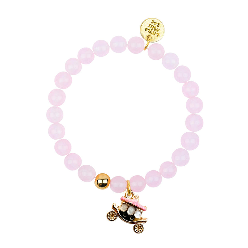 Customizable Camp Name Gemstone Bracelet