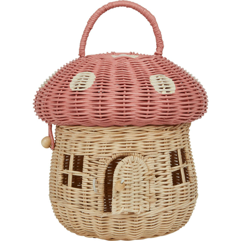Rattan Mushroom Basket