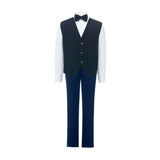 Navy Benito Vest Outfit Set