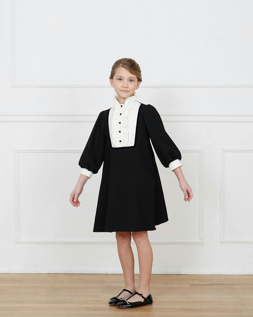 Diana dress (black/ivory)