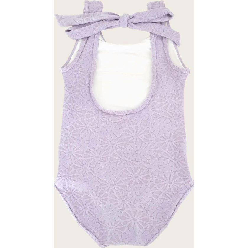 Terry Lavender Floral One Piece Tank