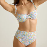 women's jasmine blossom high waist bikini bottom