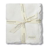 Organic Cotton Scalloped Baby Blanket
