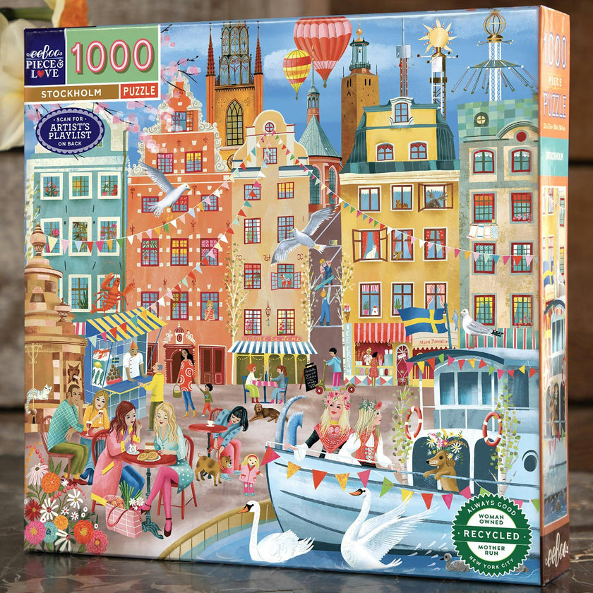 Piece&Love: Stockholm - 1000 pc Puzzle