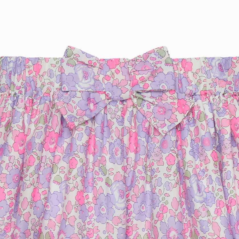 Betsy Bow Tiered Skirt in Lilac Betsy