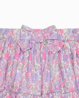 Betsy Bow Tiered Skirt in Lilac Betsy