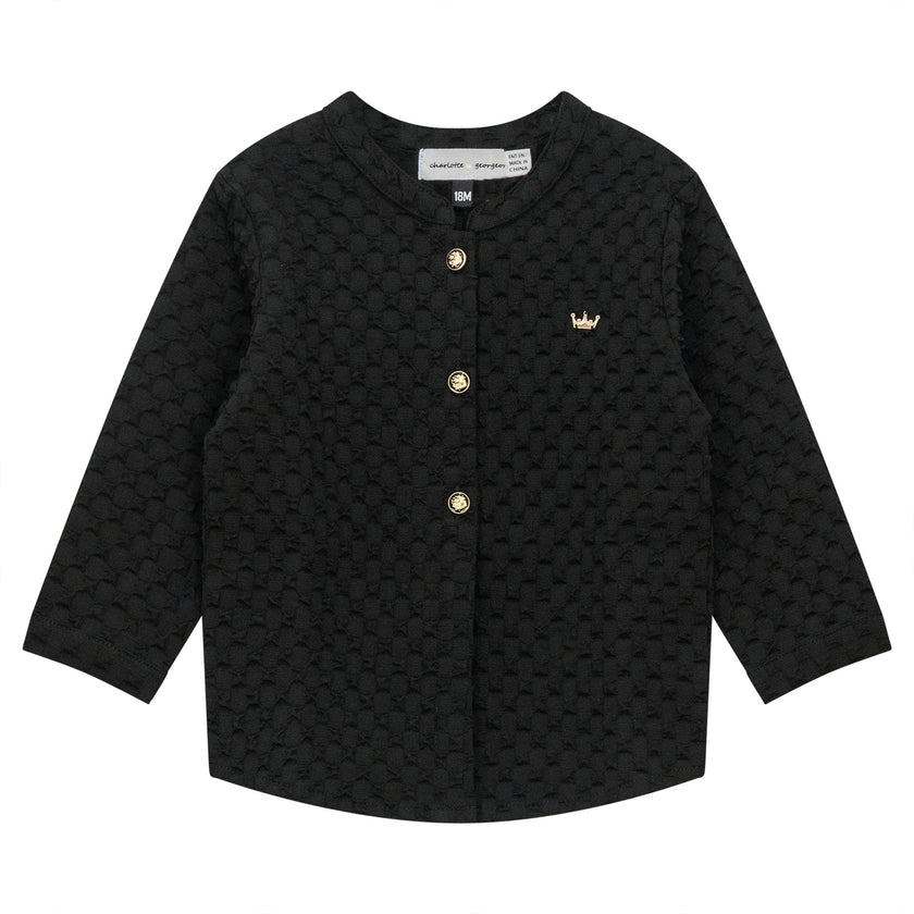 Puff Textured Woven Shirt Cream