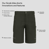 Scrab Adjustable Waistband Outdoor Pocket Shorts