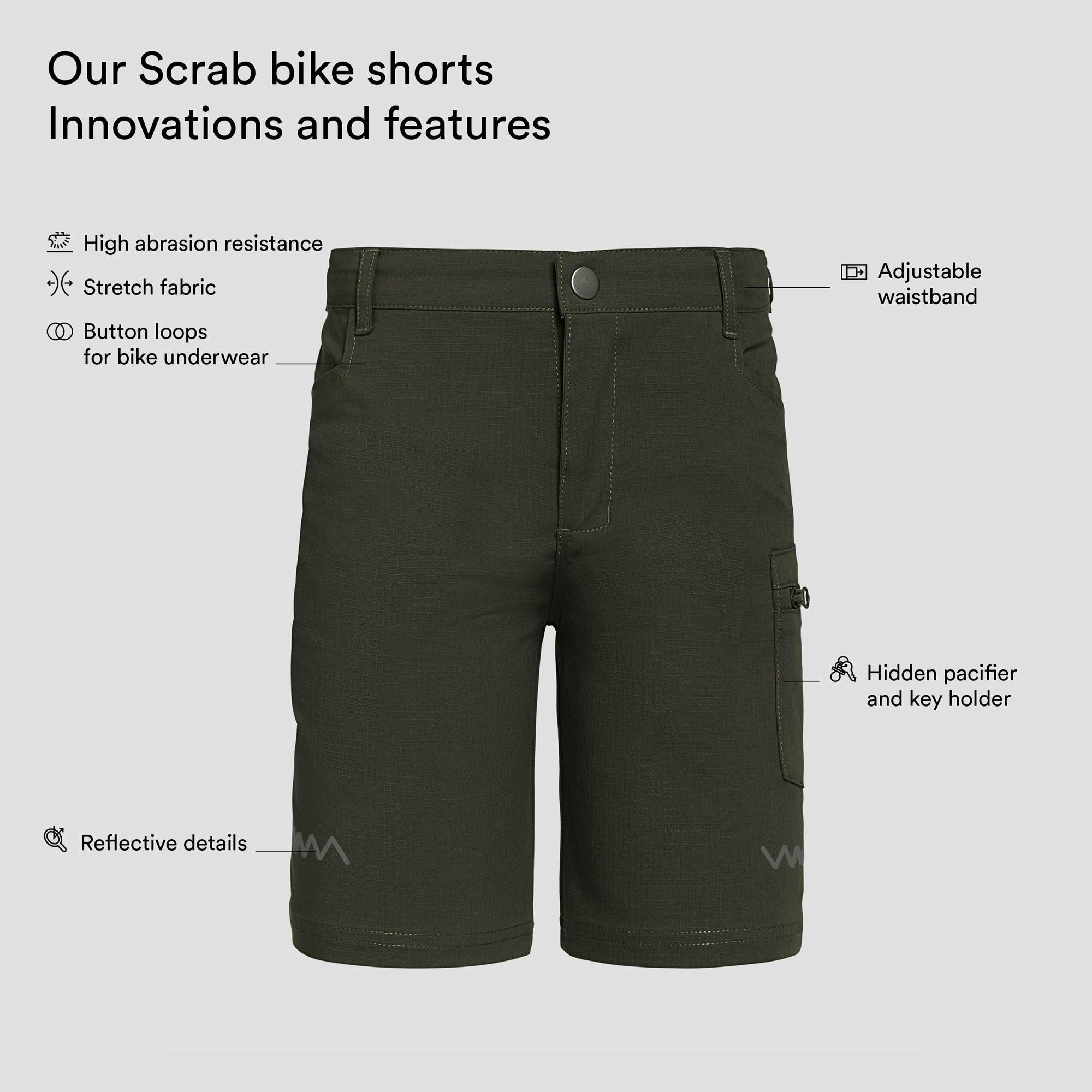 Scrab Adjustable Waistband Outdoor Pocket Shorts