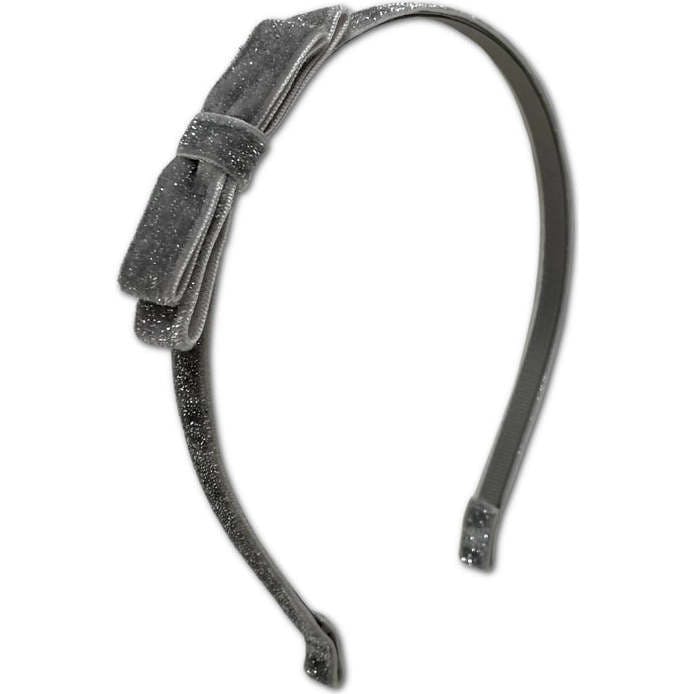 Shimmer Velvet Bow Headband