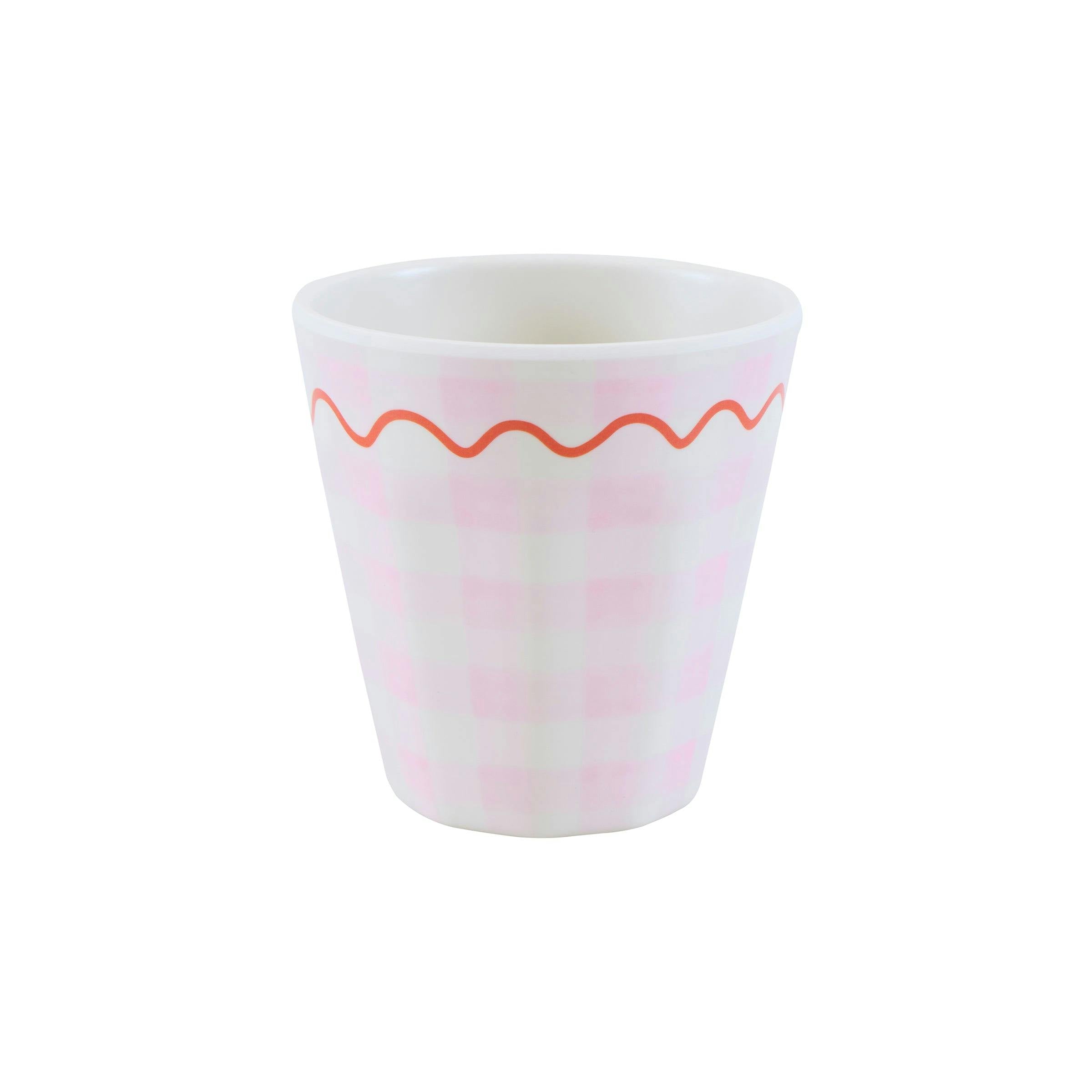 Gingham Reusable Cups