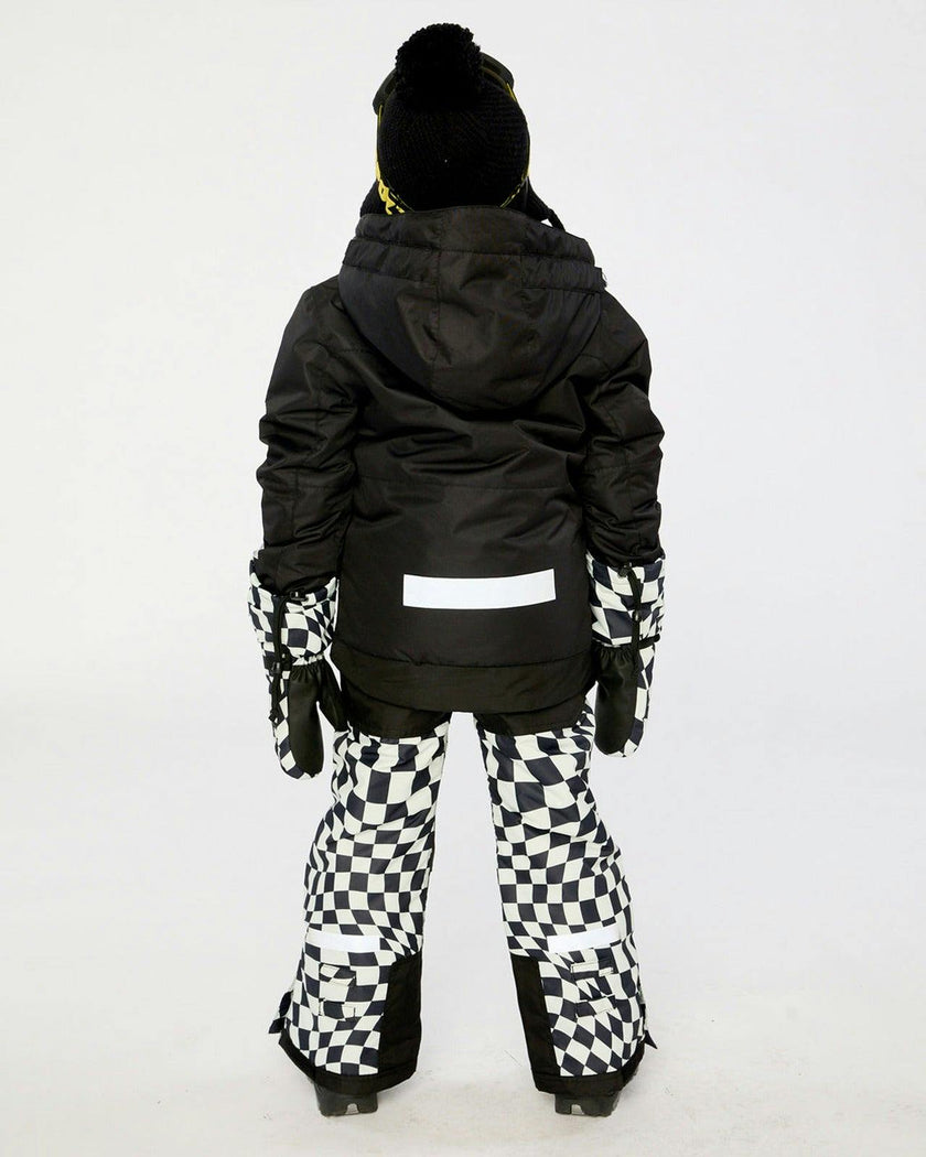 Two Piece Teknik Snowsuit Black And White