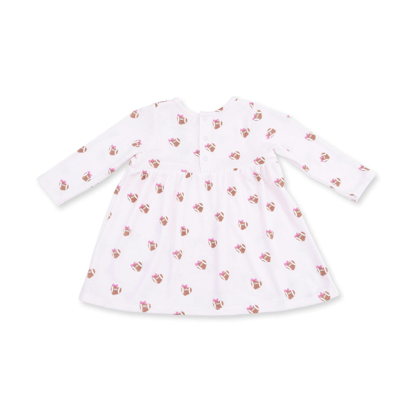 Mini Football Hearts - Simple Dress and Bloomer