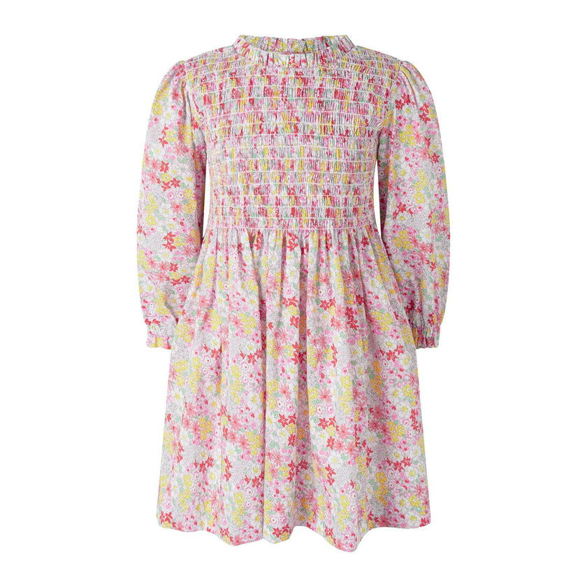 Ditsy Garden Ruched Dress