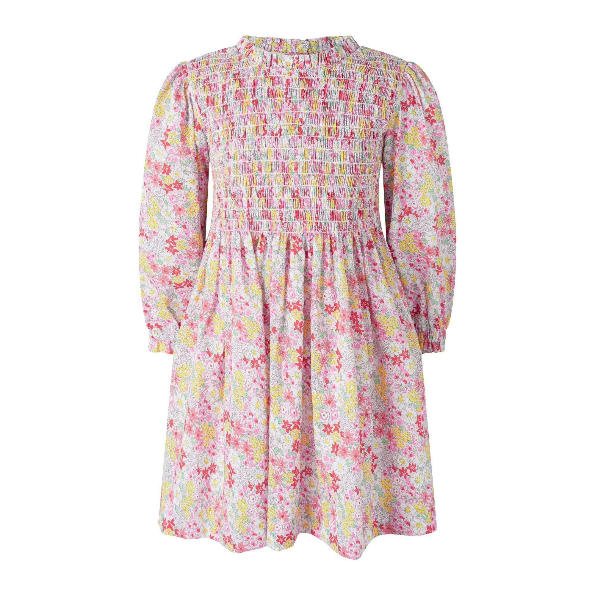 Ditsy Garden Ruched Dress