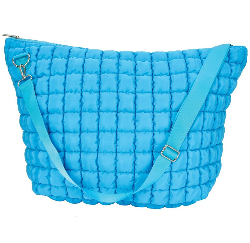 Blue Puffy Weekender