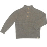 CABLE Heathered Grey Sweater