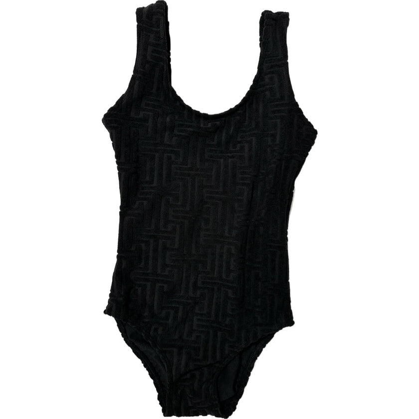 Patterned 3 Piece Swimsuit and Shorts Set