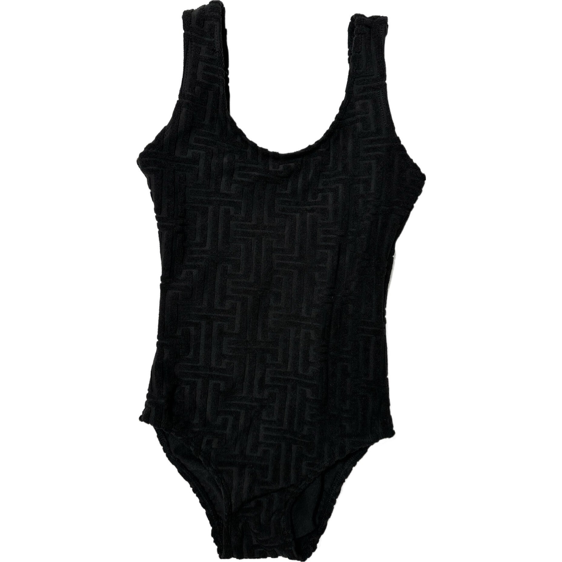 Patterned 3 Piece Swimsuit and Shorts Set