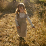 Organic Ruffle Corduroy Dress