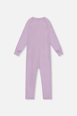 One Piece Thermal Underwear Lavender