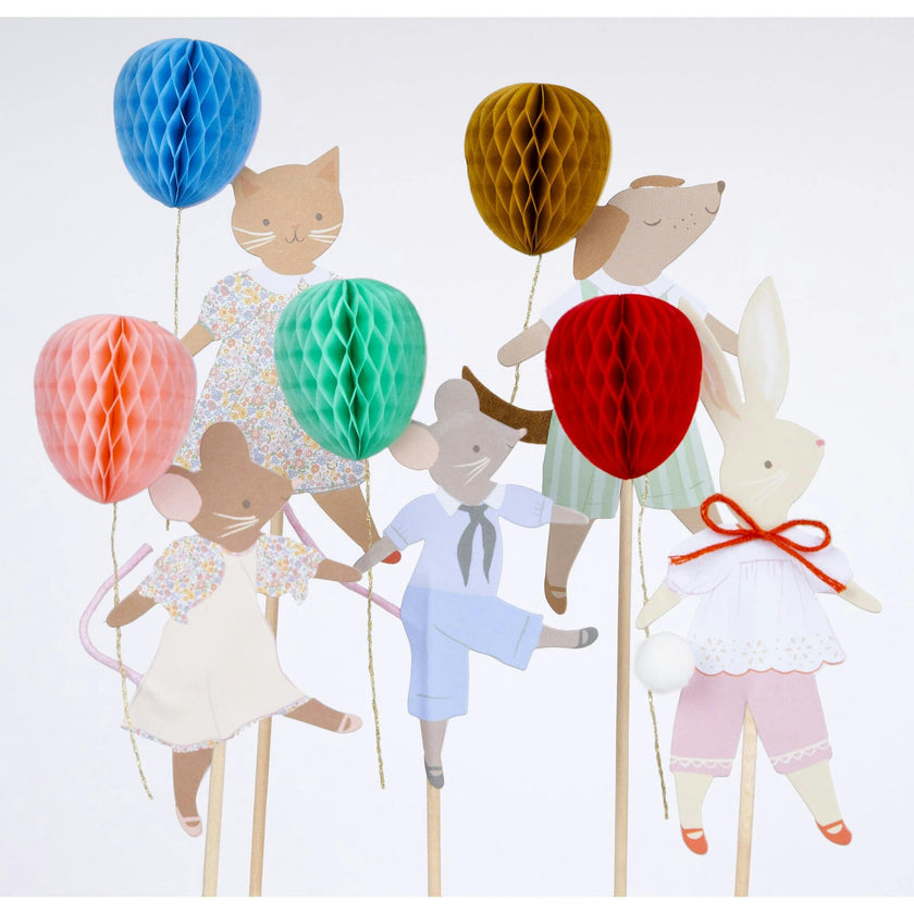 Animal Friends Cake Toppers