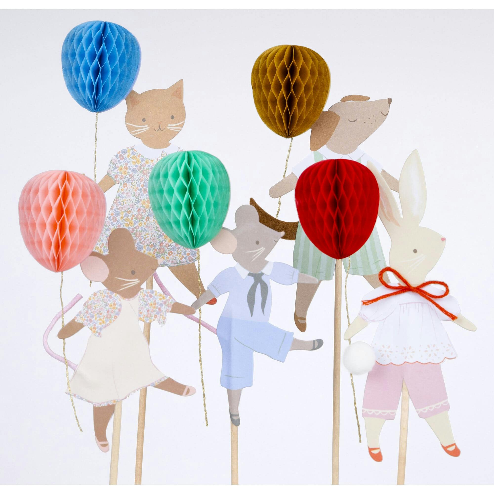 Animal Friends Cake Toppers
