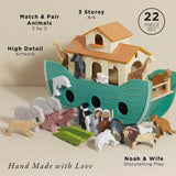 Noah's Great Wooden Ark & Animals