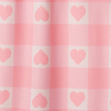 Girls Pajama Set | Heart Plaid - Pink