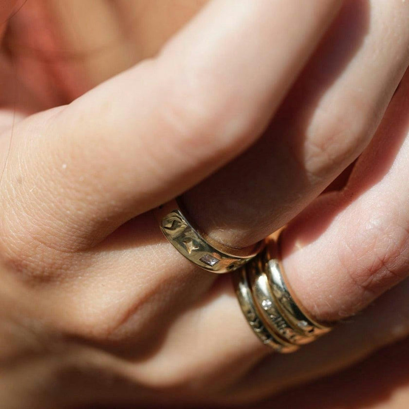 'I Am My Beloved's' Cigar Band Ring