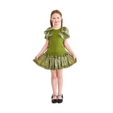 Green Gold Valora Ruffle Skirt Set