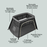 Moov and Comfy 3-in-1 Travel Crib and Play Yard