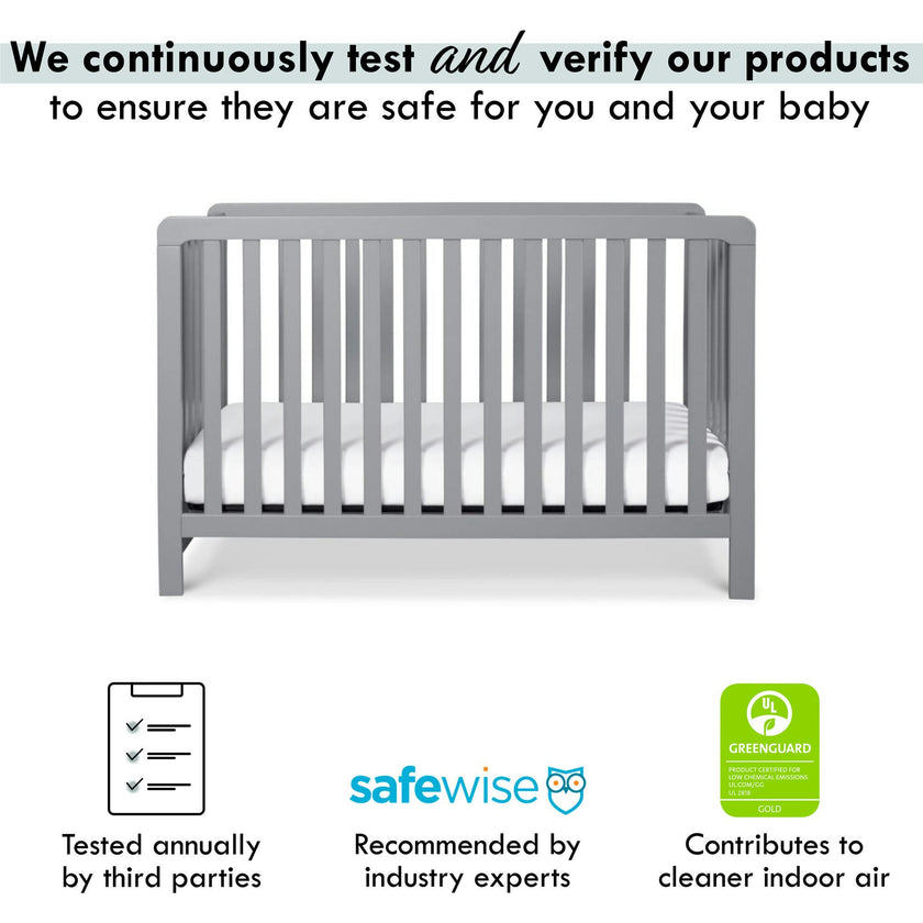 Colby 4-In-1 Low-Profile Convertible Crib