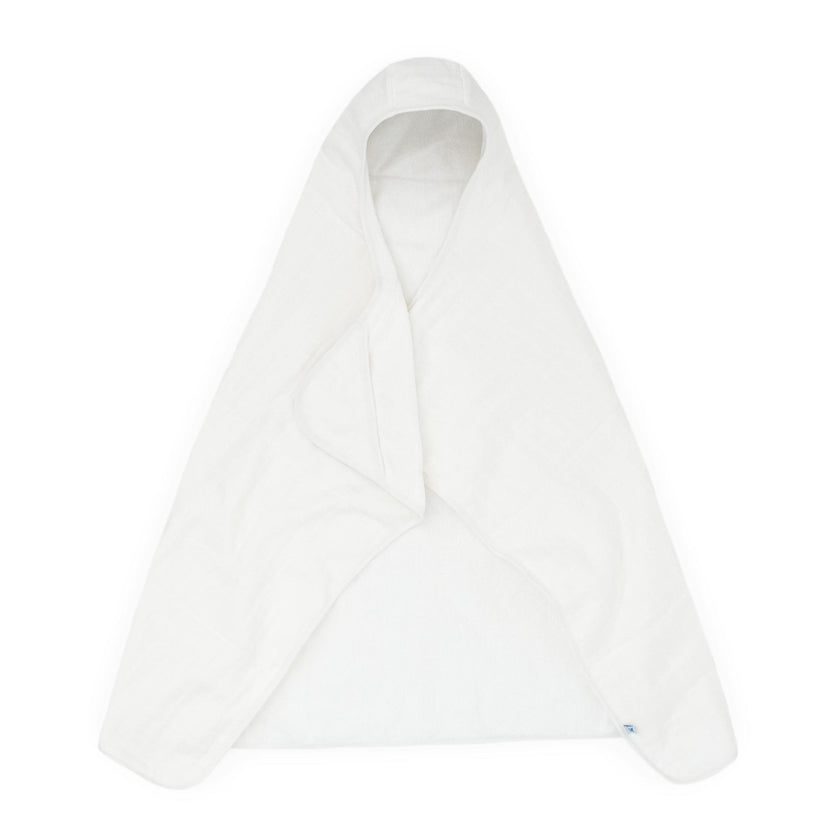 Toddler Hooded Towel - White