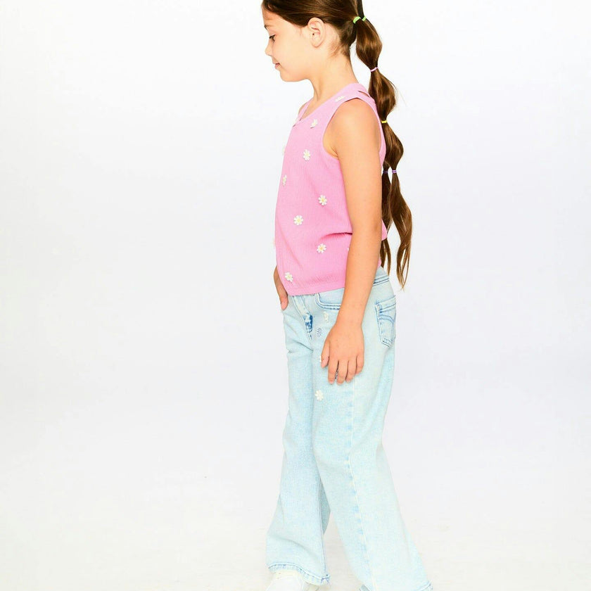 Crinkle Jersey Tank Top