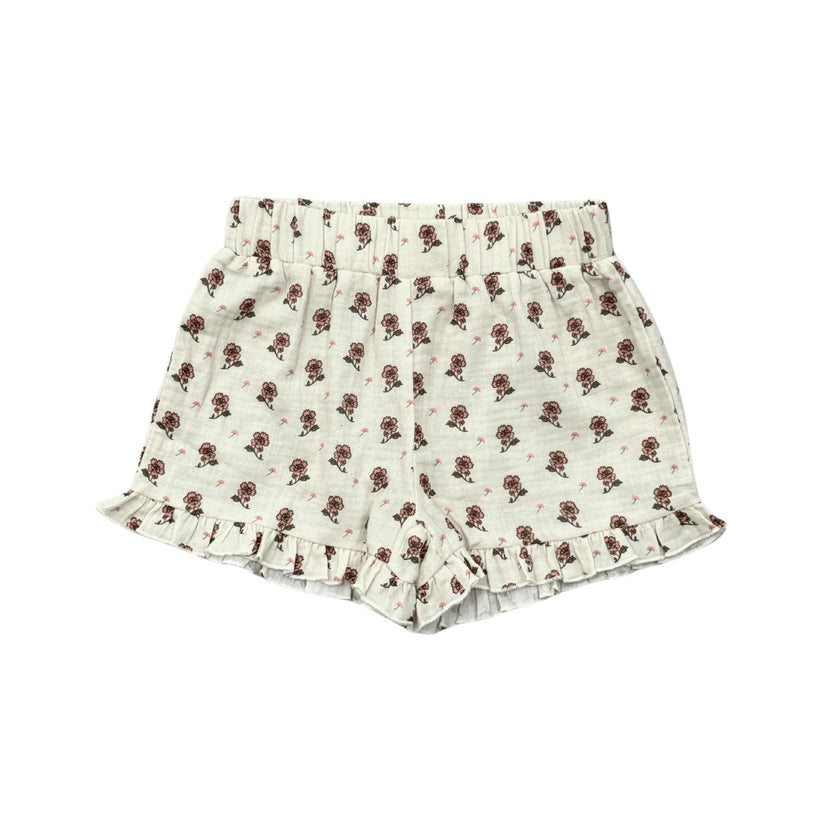 Ruffle Gauze Shorts