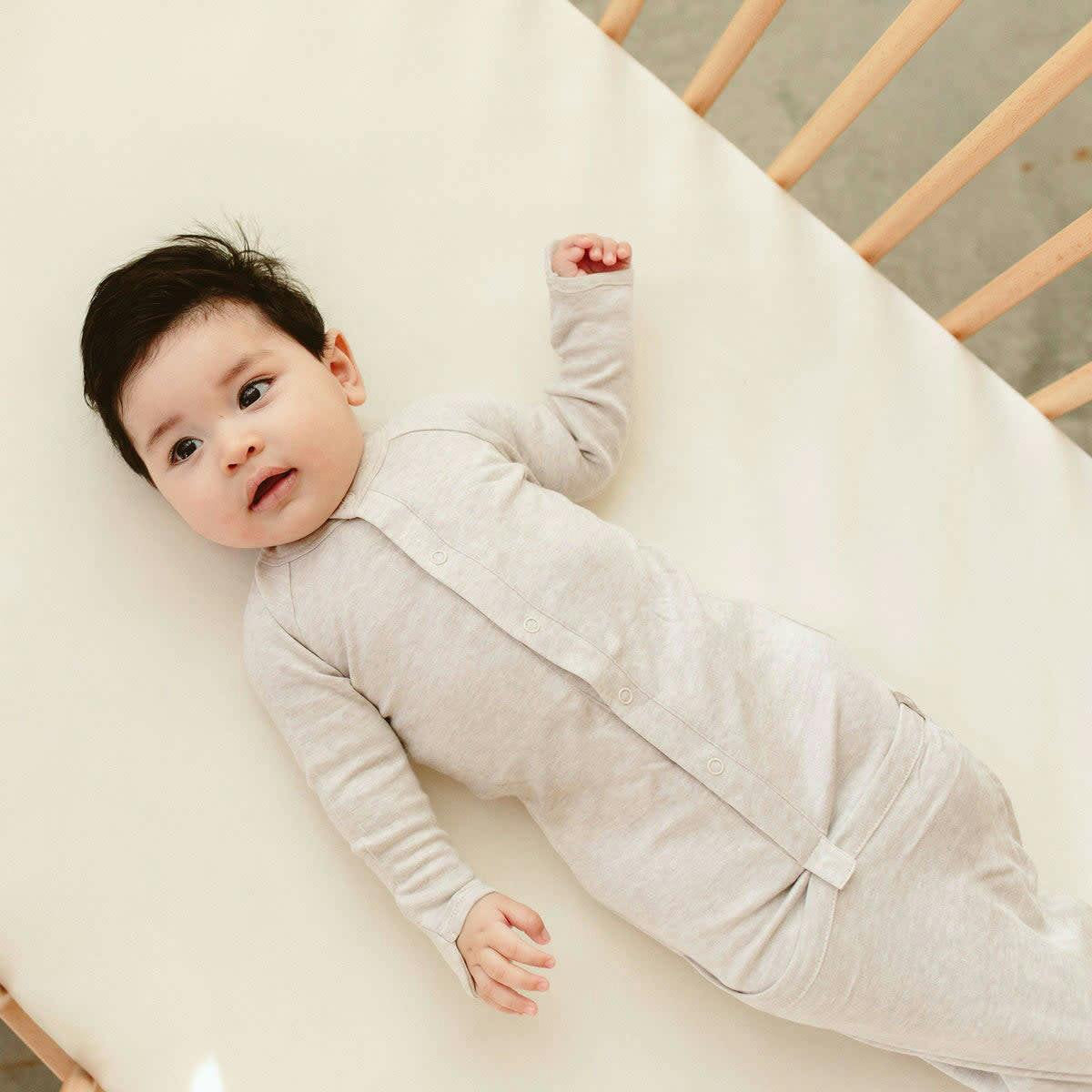 24 HOUR CONVERTIBLE GOWN | STORM GRAY — Bamboo Organic Cotton Blend, Preemie–6M
