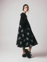 Rosa Apron Dress Black & White